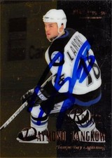 Daymond Langkow autographed Hockey Card 1996 Pinnacle Select Rookie #124