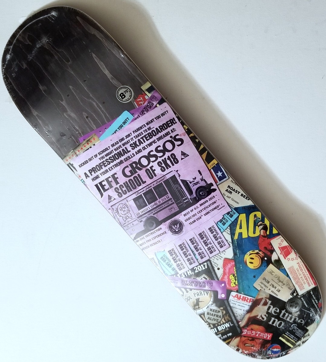ANTI HERO / Jeff grosso / アンタイヒーロー SKATE Anti Hero Jeff Grosso Orange/Multi Color Size 9.89