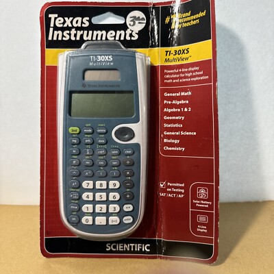 Ti Multi View Mathprint Texas Instruments Multiview Scienitic W/ Math Print Calculator TI-30XS ...