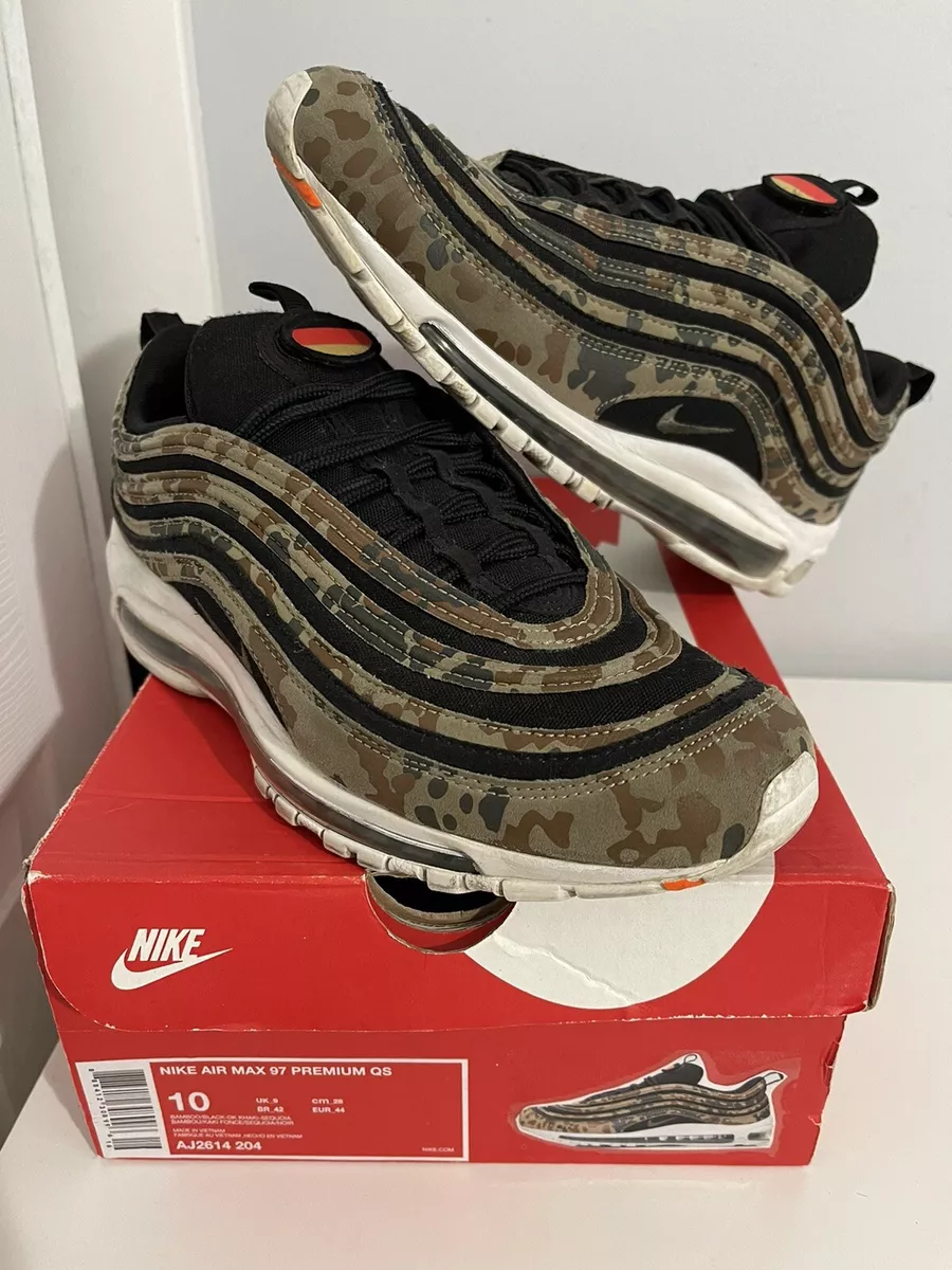 NIKE AIR MAX 97 Sz 10 Country Camo Germany Patch Wotherspoon Sean