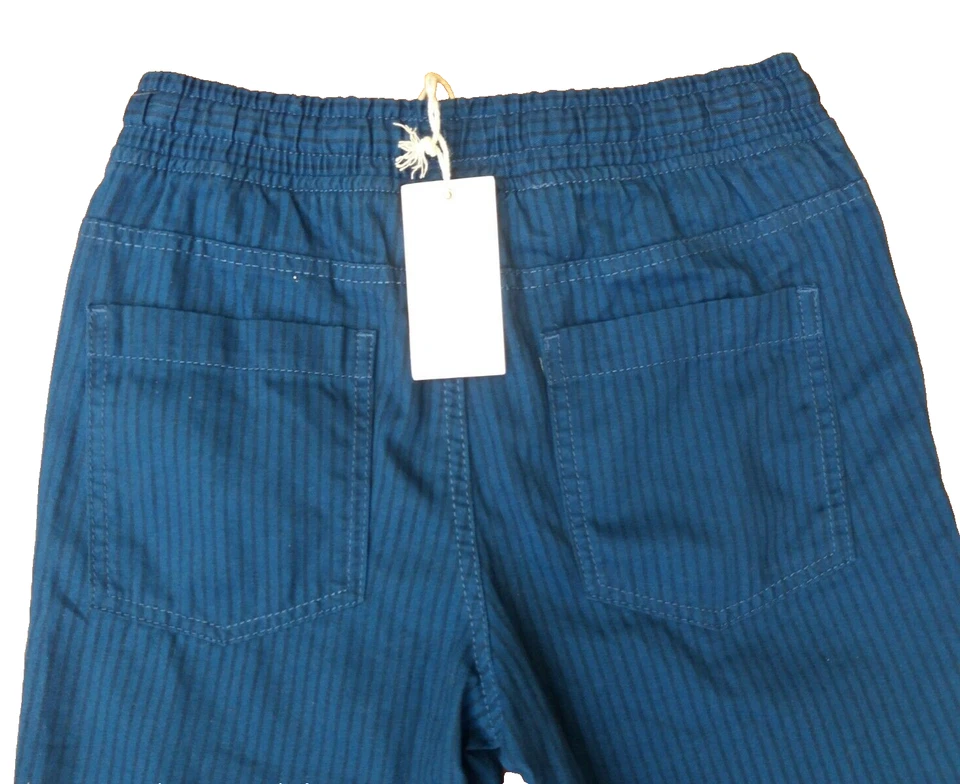 Pumpkin Patch Boys Kids Shorts Blue Stripe  Pull on Shorts Size 11 - image 4 of 4
