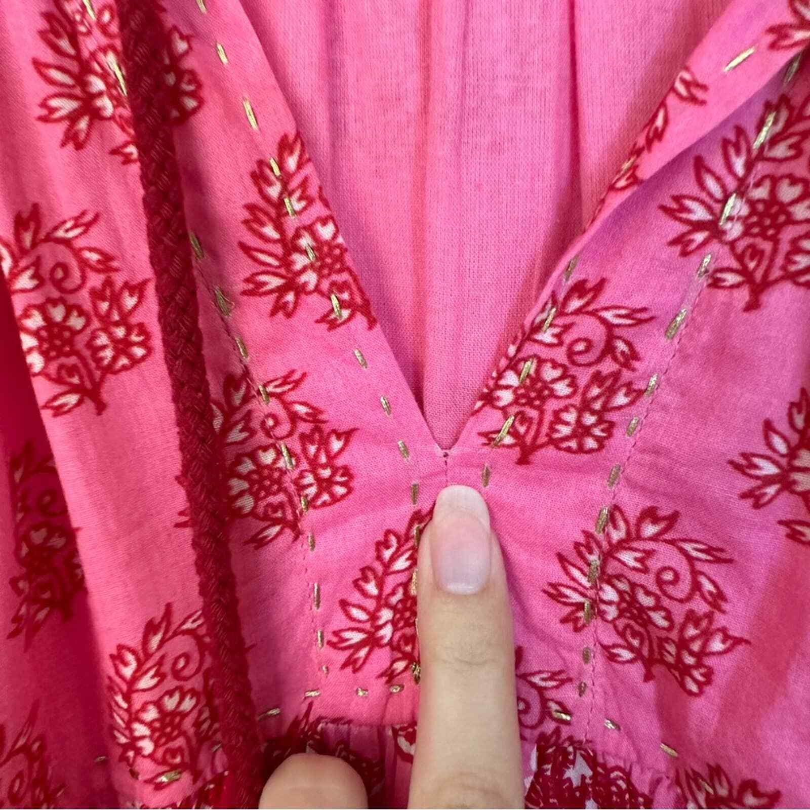 Ro's Garden Tuckernuck Delfina Sofia Mini Dress In Pi… Gem