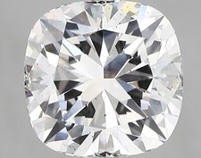Lab-Grown Diamond 3.02 Ct Cushion F SI1 Quality Very good Cut GIA Certified 723.13 per carat