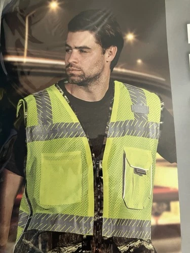 ML Kishigo 1523 5XL High-Viz Safety Vest ANSI Class 2 Mossy Oak Camo NIP - product listing photo