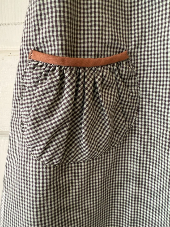 Vestido Rosalina Talla 4 Búho Jersey Verde Y Marrón Adorable Bolsillos Excelente Con Foto 3 de 4