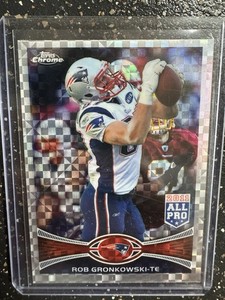 2012 Topps Chrome - All-Pro Rob Gronkowski #12 X-Fractor