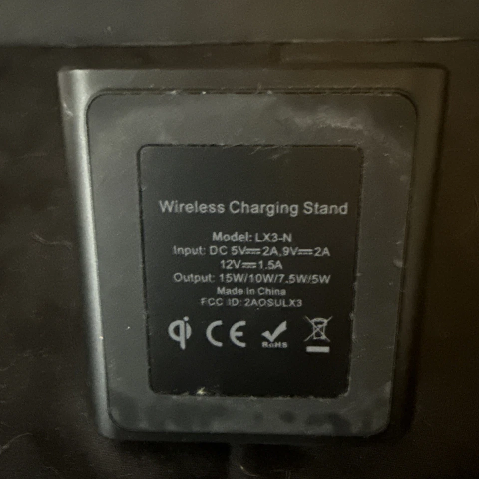 Soporte de carga inalámbrico Yootech LX3-N 15W/10W/7,5W/W Foto 4 de 4