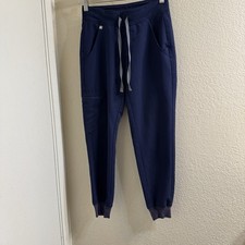 FIGS Women Scrub Pants XXS Navy Blue Pants Jogger Technical Collection