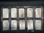 SilverTowne Ten - 1oz .999 Fine Silver Bars - 10 Total Ounces - Original Sealed