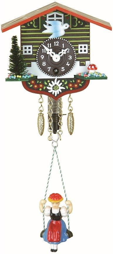 Trenkle Black Forest Clock Swiss House TU 62 S Normal, Multicolored 