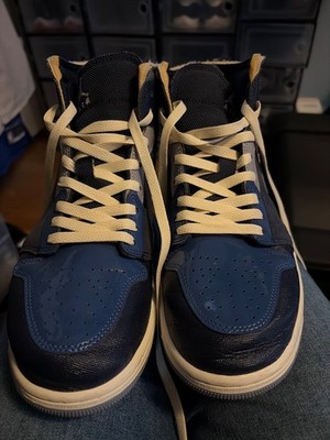 Size 10.5- Air Jordan 1 Mid SE Craft 'Inside Out - Obsidian