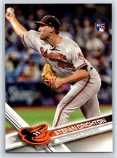 2017 Topps Update Stefan Crichton Rookie Baltimore Orioles RC #US255