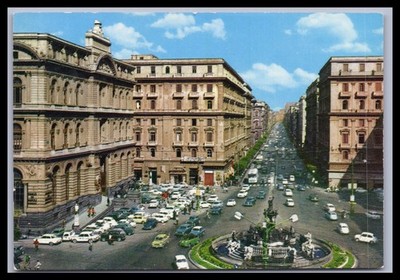 Ansichtskarte Napoli Neapel / Piazza della Borsa - Italien