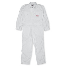 New Vintage 1970s Showa JDM Hino Toyota Yokohama Tsunagi Coveralls White