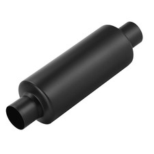 Universal 2 Inlet Resonator Muffler Stainless Steel High Performance 13.77 Universal 2 Inlet Resonator Muffler Stainless Steel High Performance 13.77