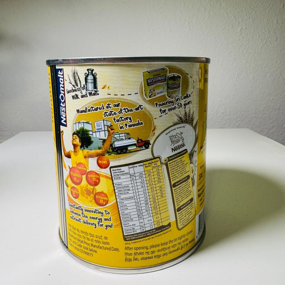 Nestomalt Leche Té en Polvo Mejor Comida Bebida 400g (OBTÉN ENERGÍA Y ACÉRCATE) Foto 2 de 4