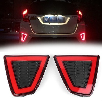 2x LED-Heckleuchten Nebelscheinwerfer Rücklichter für Honda Jazz Fit 2014-2015