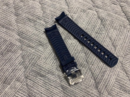 22mm Rubber Silicone Watch Strap Band For Omega Seamaster 300 Watchband Belts - Picture 4 of 7