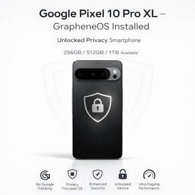 Google Pixel 10 Pro XL - 256GB / 512GB / 1TB - GrapheneOS - Privacy Smartphone