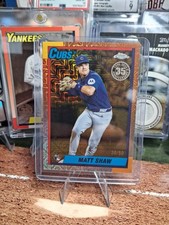 2025 Topps Update Matt Shaw Mojo Gold 30/50, Card # U90C-95