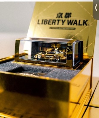 p*a様 LIBERTY WALK 京都限定 INNO64 ゴールドミニカーセッ Liberty Walk Kyoto Limited INNO64 Leen Customs RX-7 Gold Special