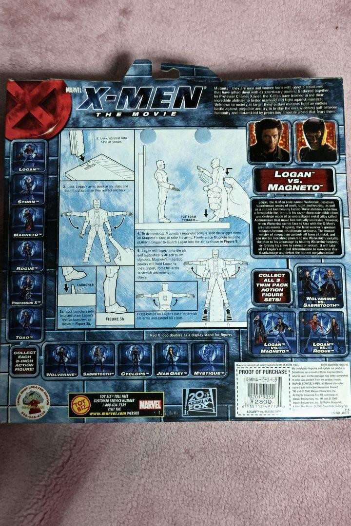 TOYBIZ Marvel X-Men The Movie Logan & Magneto Figure Pac | eBay