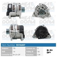 Meat & Doria Generator FüR Ford KA Rb_ 1.3I Fiesta IV Ja_ Jb_ J5_ J3_ 1.3