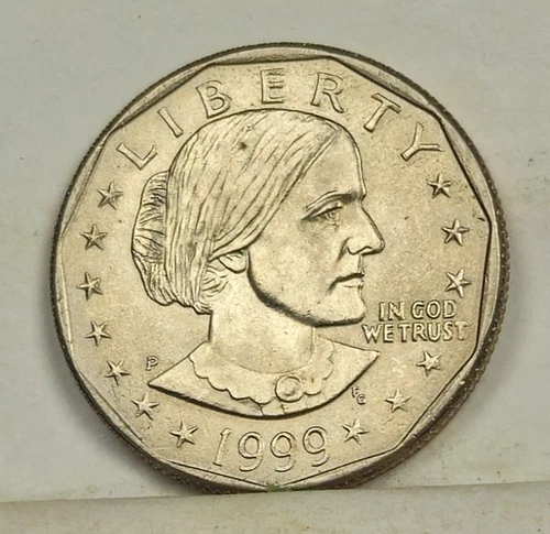 1999-P Susan B Anthony Dollar — photo from the most recent tracked eBay sale