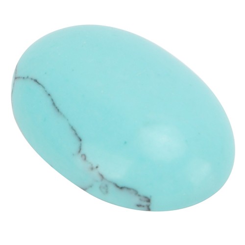 20PCS Natural Oval Flat Back Cabochons 18x13mm Egg Shaped Turquoise For Jewe L2S - Picture 3 of 23