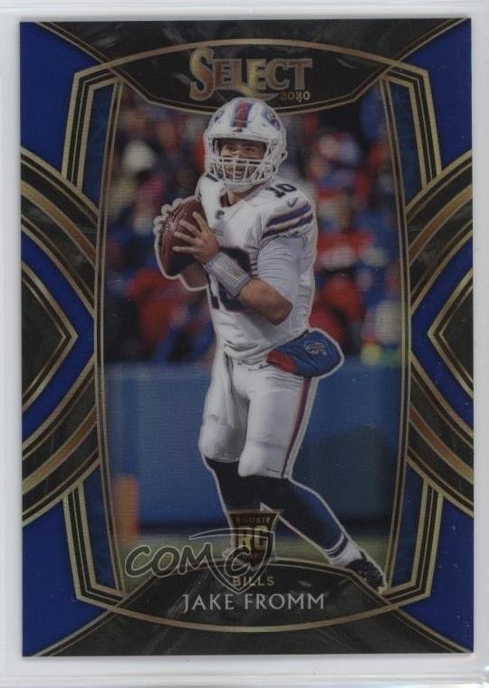 2020 Panini Select Club Level Blue Prizm /75 Jake Fromm #249 3hd