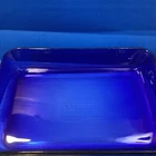 Vintage Anchor Hocking Cobalt Blue Glass Casserole Baking Dish 3 Quart 9x13