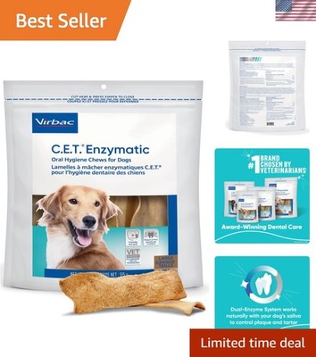 Poultry-Flavored C.E.T. Dental Chews for Large Breeds - Tartar & Plaque Control