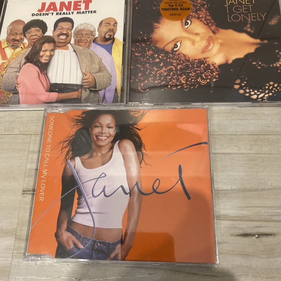 Janet Jackson 5 Import & Rare Promo CD LOT So Excited Promo Remixes 👀 - Image 4 of 4