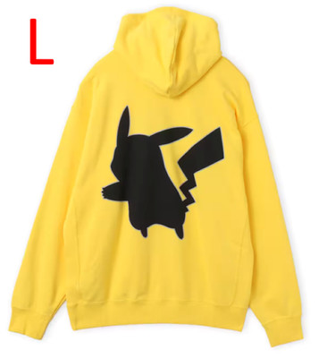 PUMA x Pokemon Pikachu Relaxed Graphic Hoodie Yellow L size