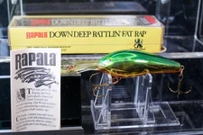 IN BOX- Rapala Down Deep Rattlin Fat Rap 7 DRFR-7 Finland Lure GSD GREEN SHAD