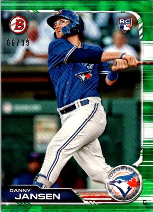 2019 Bowman #48 Danny Jansen Green #/99