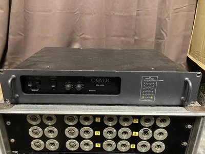 CARVER PM-1200 業務用 パワーアンプ Carver PM-1200 Magnetic Field Power Amplifier 600W x2 4Ω / 1200W