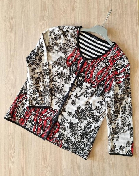 Women Garry Weber Sweater White Viscose 34