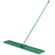 48-In Green Lawn Leveling Rake Smooth Lawn, Garden And Courtyard Lawn Care Tools