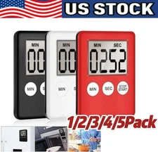 Large LCD Digital Kitchen Cooking Timer Count-Down Up Clock Loud Alarm Magnetic