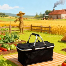 30L Extra Large Cooling Cooler Cool Bag Box Picnic Camping Food Ice Drink Lunch