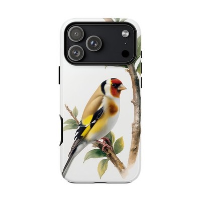 Goldfinch Bird Yellow Red Phone Cover Case for iPhone | Galaxy | Pixel