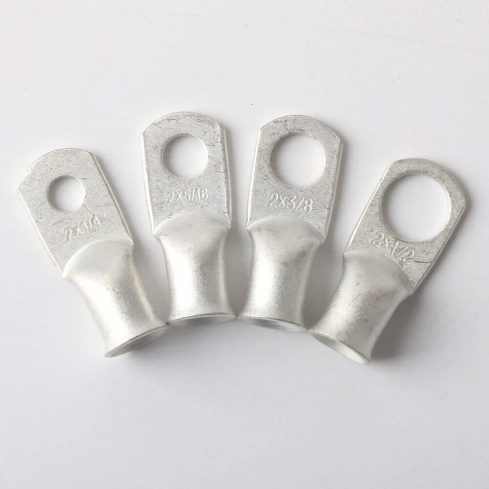 Terminales de anillo de cable de cobre estañado AWG batería de soldadura cable marino EE. UU. Foto 4 de 4