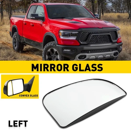 Left Side For Ram Dodge 1500 2500 Tow Mirror 3500 Spotter lower Glass 2010-2020