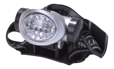 Kopflampe Stirnleuchte Taschenlampe Jogging PROFI 10x High Power LED Stirnlampe