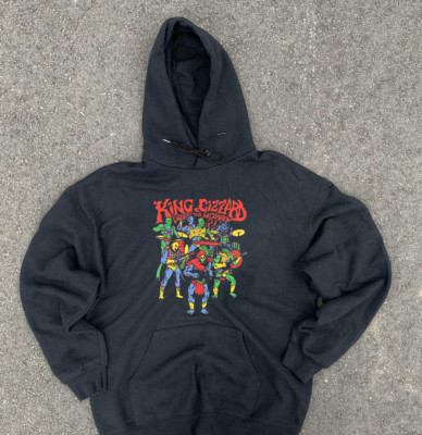 King Gizzard And The Lizard Wizard Band  Funny  Black S to 3XL Hoodie AM180