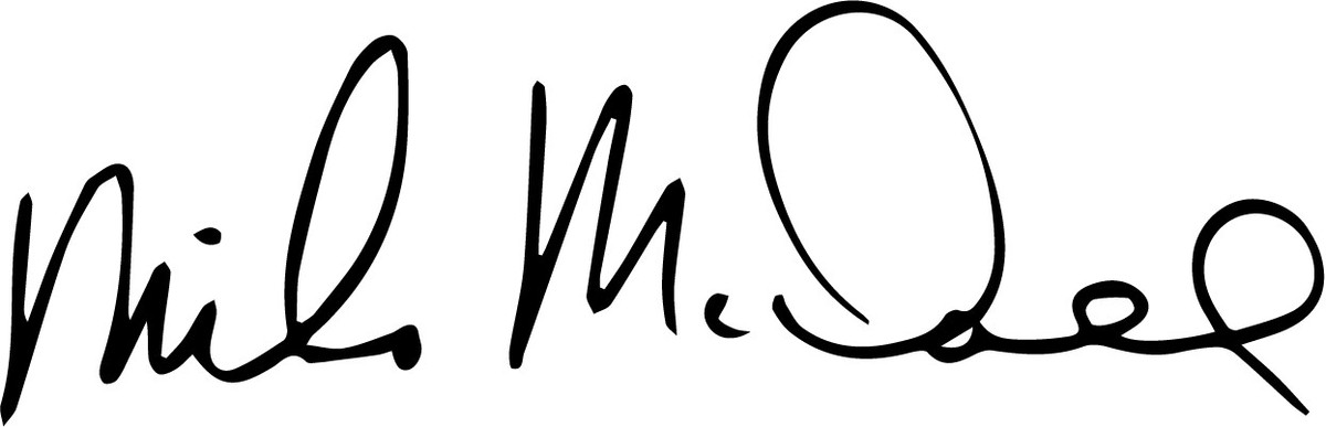 Michael McDonald Autograph Signature VINYL DECAL STICKER