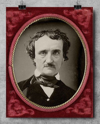 Edgar Allan Poe Portrait - 11x14 Unframed Art Print - Great Library Decor - 第 7/9 張圖片