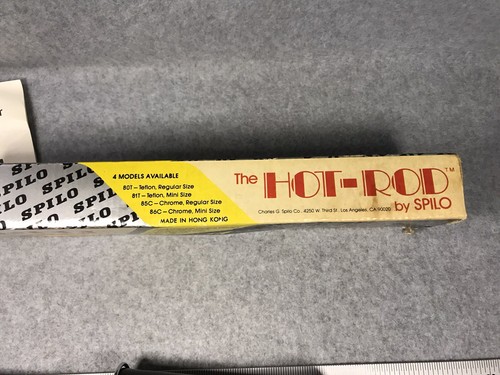 The Hot Rod by Spilo Professional Curling Iron 81T Teflon Mini Size Vintage - Picture 8 of 11