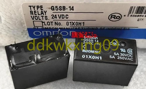 5PCS NEW Omron G5SB-14 24VDC 24V 5-pin 5A relay 1 on 1 off